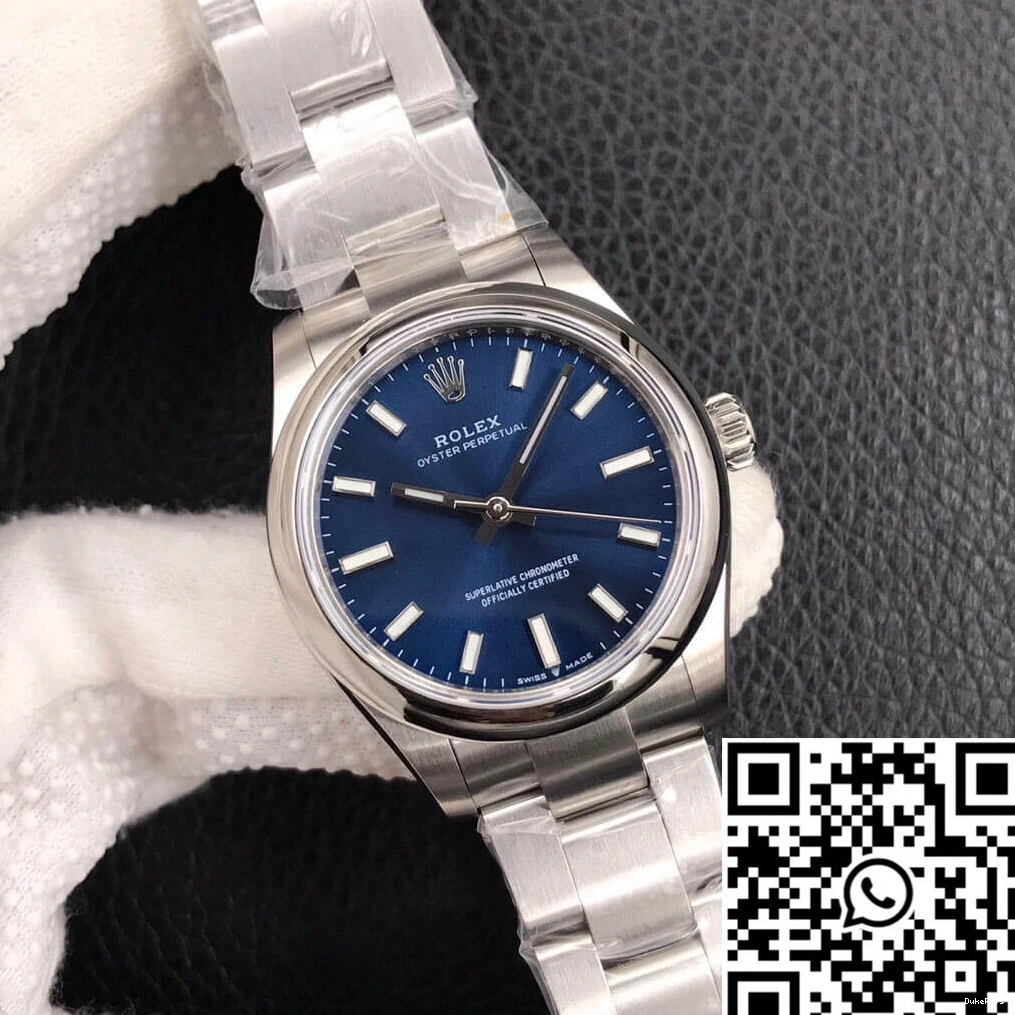 M277200-0003 Rolex 31MM EW Factory Blue Perpetual Oyster Dial 0724